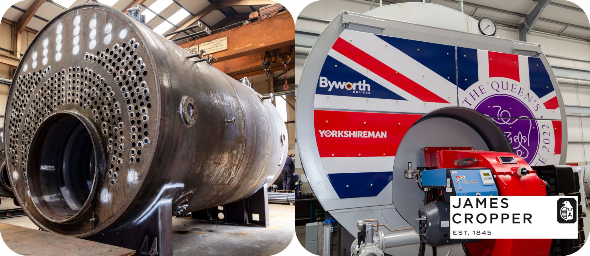 Steam Boiler for James Croppers Paper and Packaging 